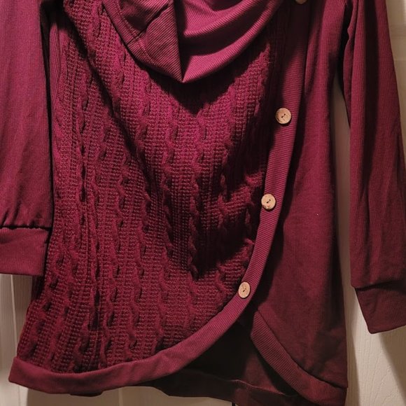 Purple Sweat Suit with a whood - Picture 3 of 3